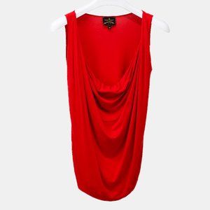 Vivienne Westwood Anglomania Red Cawl Neck Tank